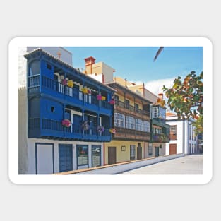 Balcones Tipicos, La Palma, May 2022 Sticker